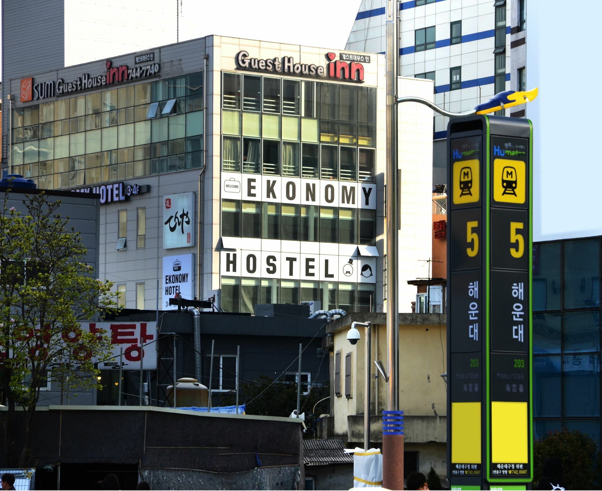 Ekonomy Haeundae Hostel Busan Exterior photo